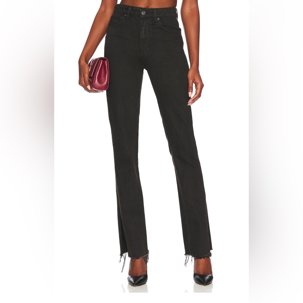 GRLFRND High Rise Black Jeans